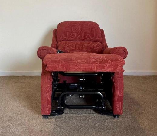 Image 6 of RESTWELL LUXURY ELECTRIC RISER RECLINER RED CHAIR ~ DELIVERY