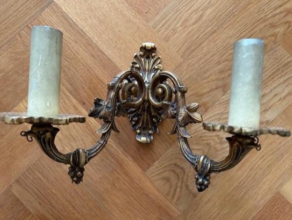 Image 3 of Antique French Wall Lights, wired