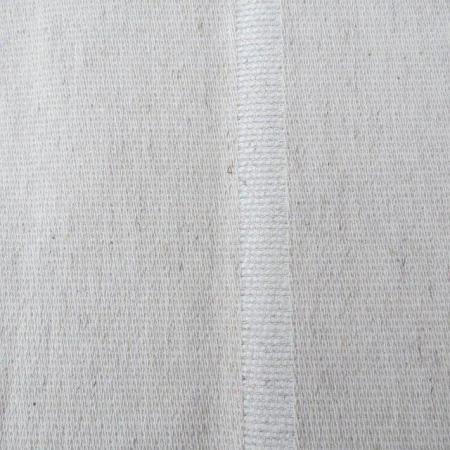 Image 2 of Fabric remnant, Textured cream coloured
