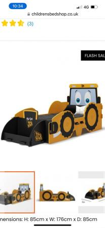 Image 2 of Toddler small child digger bed
