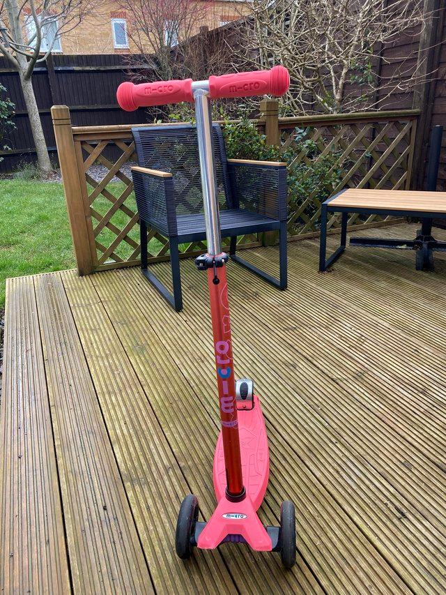 Preview of the first image of Pink Maxi Micro Scooter For Sale.