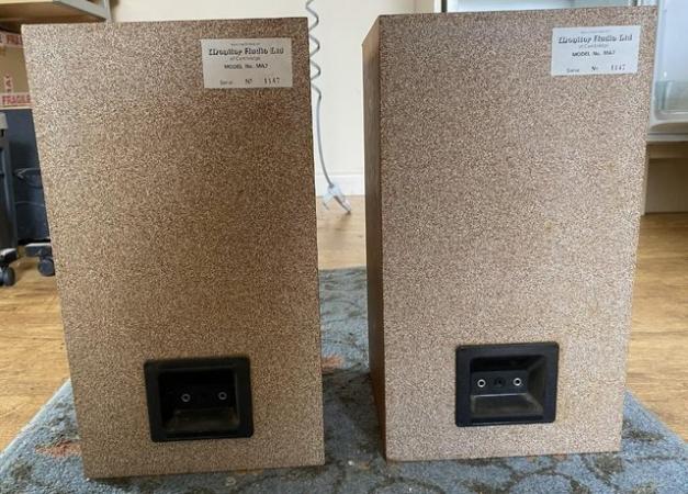 Image 3 of Pair of Vintage Monitor Audio MA7 Speakers working