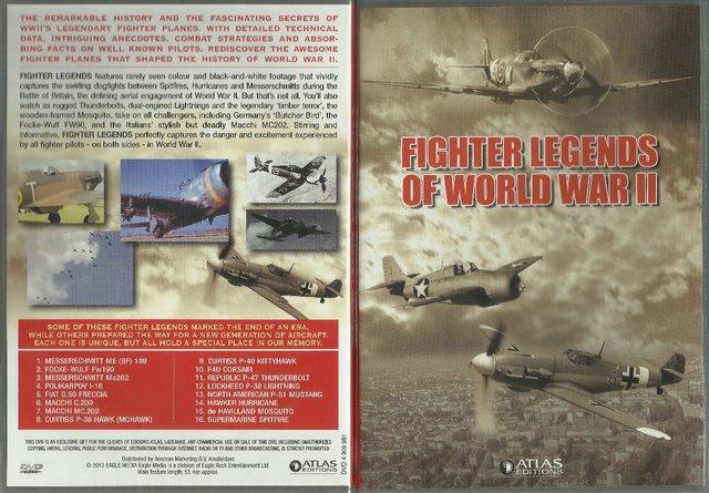 Image 3 of Fighter Legends of World War II. DVD. Brand New, & Sealed!