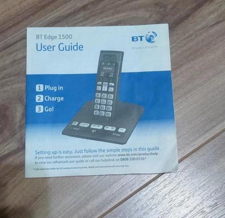 Image 3 of BT Edge 1500 Digital home phone with 4 handsets