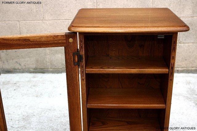 Image 76 of AN ERCOL GOLDEN DAWN CD CABINET CUPBOARD LAMP TABLE STAND