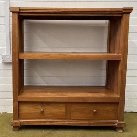 Image 3 of Gorgeous Solid Wood Bookcase with Drawers
