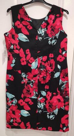 Image 28 of BNWT Anna Rose Dress Size 16 Red/Black