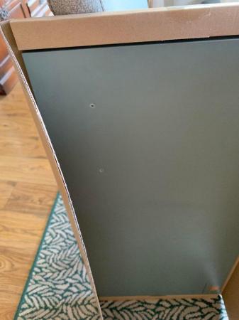 Image 3 of IKEA BODARP doors in matt grey-green colour