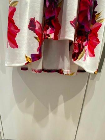 Image 7 of Coast multicoloured sleeveless dress, side pockets. Size 14