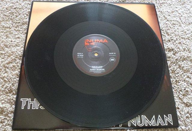 Image 3 of Gary Numan, This Is Love, 12 inch vinyl single. New