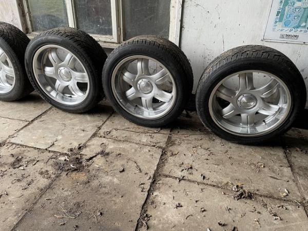 Image 1 of Lenso 20”4 alloy wheels with tyres decent tread