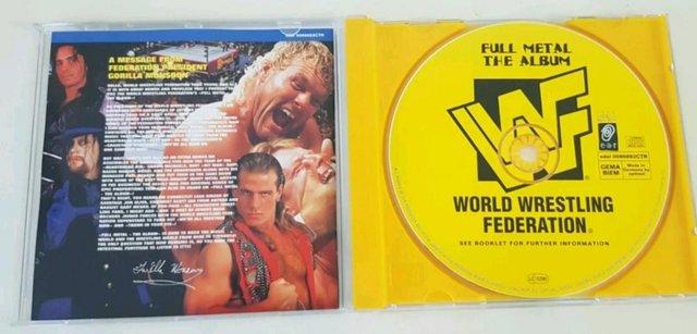Preview of the first image of WWF/WWE/TNA - CD Full Metal 'The Album'.