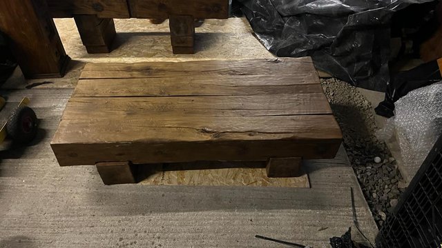 Preview of the first image of Railway Sleeper Coffee Table.