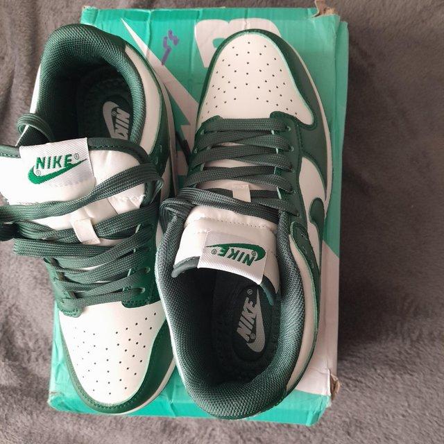 Preview of the first image of New Nike low dunk retro trainers.