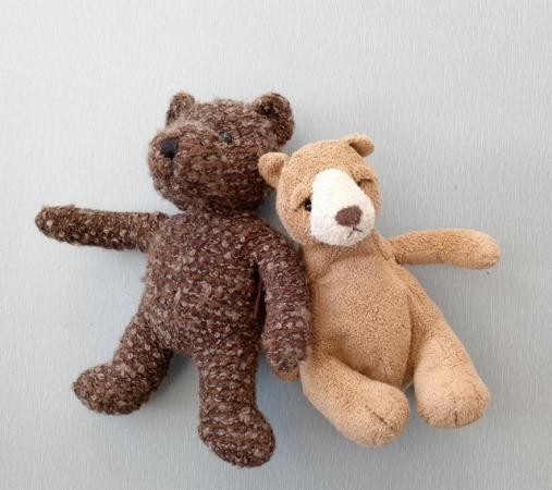 Image 1 of 2 Small Collectible Bears.  Bubba by Russ & Teddy Times by I