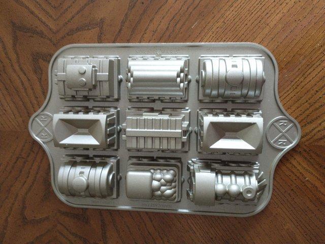 Preview of the first image of Train cake baking mould. Lakeland. Nordicware..