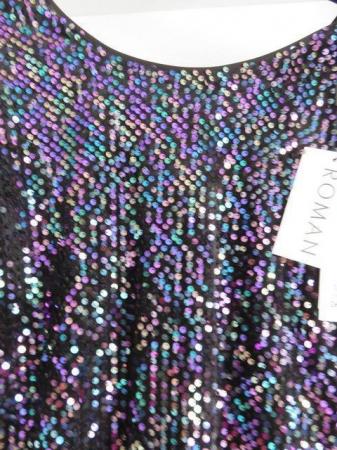 Image 3 of Roman sequinned dress in size14