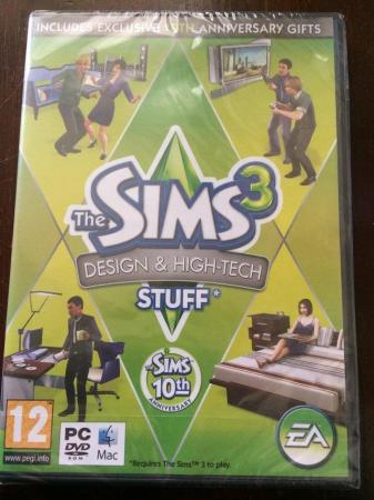Image 1 of NEW The Sims 3 Design & High Tech Stuff