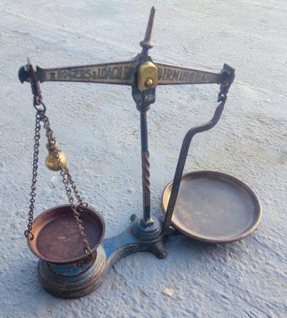 Image 2 of An Antique Pair Of Rogers & Loach Ltd Scales