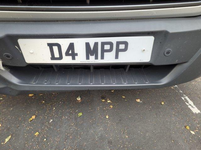 Preview of the first image of Cherished number plate D4MPP Best registration in UK for a p.