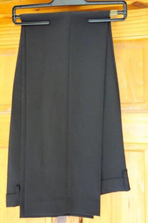 Image 1 of BNWT Black Formal Men's Tailor & Cutter Trousers