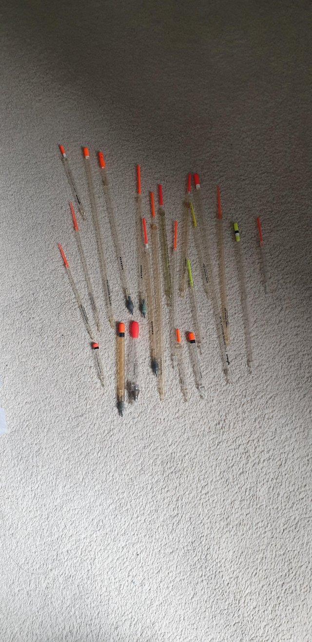 Preview of the first image of For sale Box of fishing floats all makes.