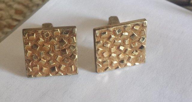 Image 1 of Gold plated cufflinks