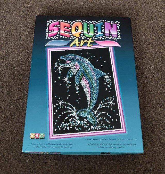 Preview of the first image of Sequin Art Kit for Adults Or Children   BX44.