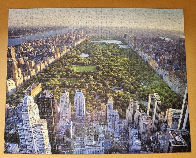 Preview of the first image of 1000 piece jigsaw called MANHATTAN NEW YORK, by MINDBOGGLERS.