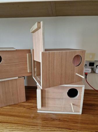 Image 5 of Budgerigar wooden nest boxes.