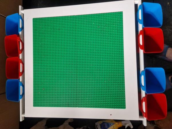 Image 2 of CHILDRENS LEGO TABLE FOR SALE