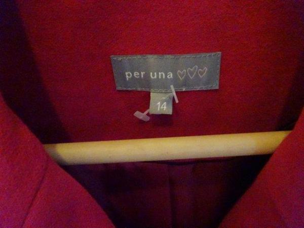 Image 6 of PER UNA/MARKS AND SPENCER SMART PINK ZIP UP JACKET-SIZE 14