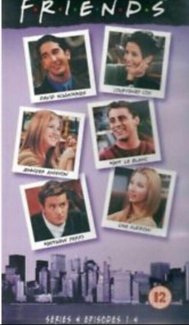Preview of the first image of Friends series 4 box set (6 videos, 24 episodes).