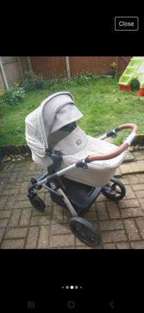 Image 2 of Silver Cross Wave travel system - Pushchair + Carrycot tande