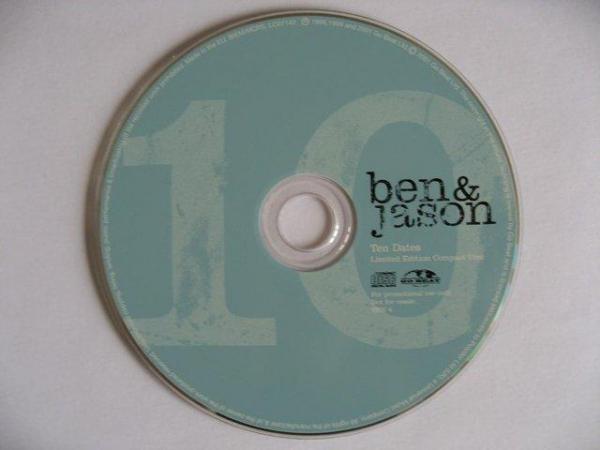 Image 2 of Ben & Jason – Ten Dates - Ltd Edition Enhanced CD Single –