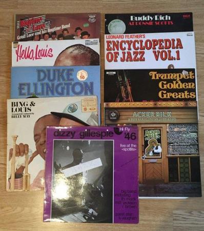 Image 1 of 9x Jazz, Ragtime Lps - Louis Armstrong, Dizzy Gillespie