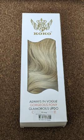 Image 2 of Koko California Blonde Synthetic Hairpiece / Ponytail