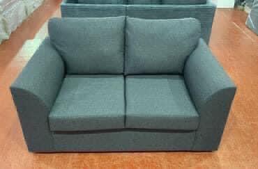 Image 1 of 2 seater byron sofa in gleneagles charcoal fabric