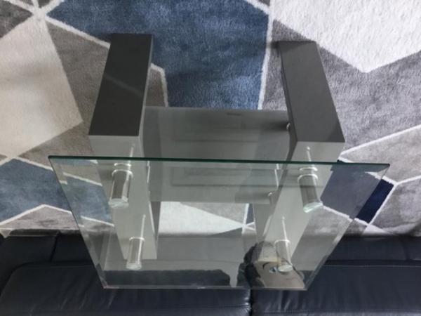 Image 2 of Superb Glass Coffee Table - never used