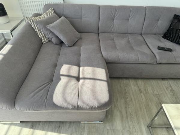 Image 3 of Malvi Corner Sofa Bed, used only for 6 months