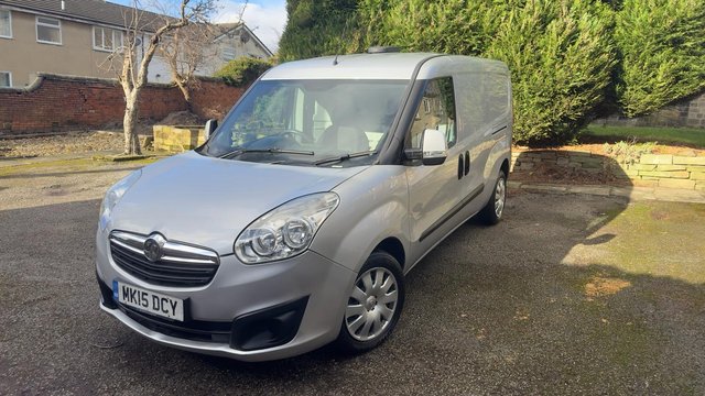 Preview of the first image of Silver Vauxhall combo van.