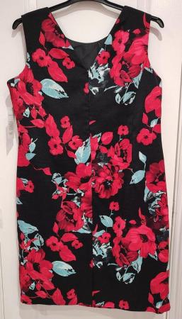 Image 26 of BNWT Anna Rose Dress Size 16 Red/Black