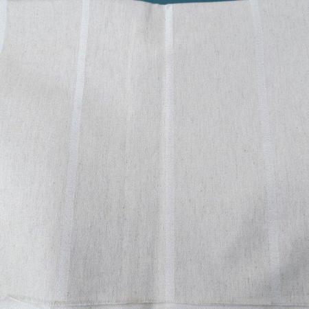 Image 1 of Fabric remnant, Textured cream coloured