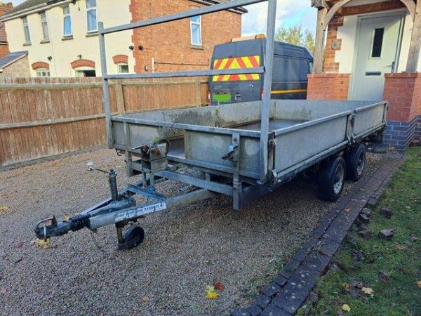 Image 2 of Ifor Williams LM-12-6-G 12ft X 6.6ft dropside trailer