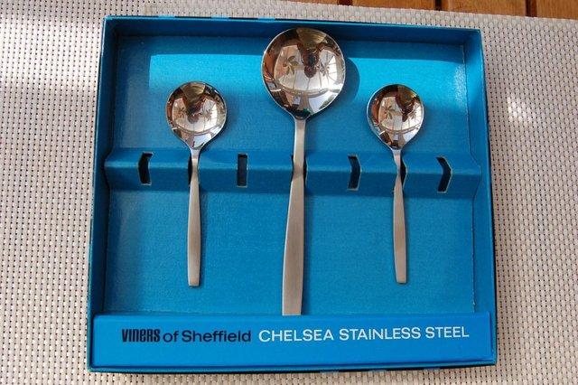 Image 8 of Viners 'Chelsea' Stainless Cutlery, Mostly in VGC