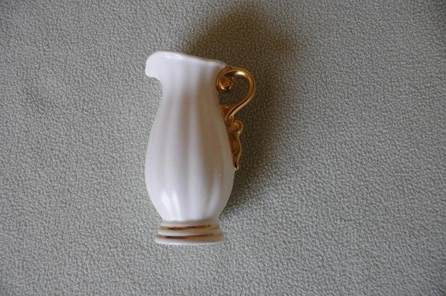 Image 3 of Vintage Wade Cream And Gold Gilt Small Ceramic Jug