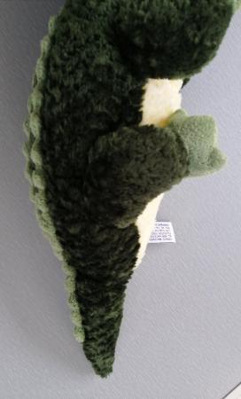 Image 14 of Aurora Green Plush Crocodile Soft Toy.  18.1/2" Long.