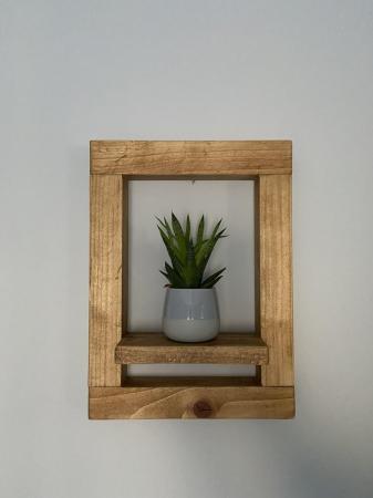 Image 3 of Rustic shelf frame handmade