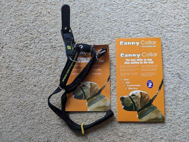 Preview of the first image of Canny Collar- Headcollar for dogs (no pull) Size 2.