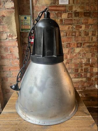 Image 1 of 3X Metal Industrial Dome Factory Lights